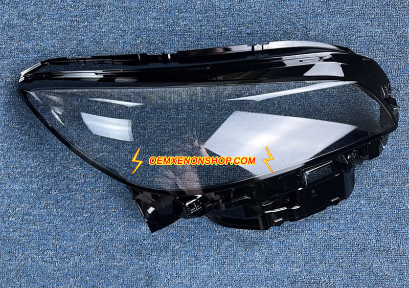 2020-2023 Lincoln Corsair Headlight Lens Cover Foggy Yellow Plastic Lenses Glasses Replacement