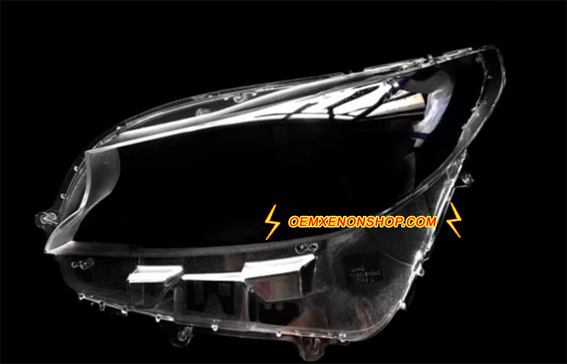 2020-2021 Mazda CX-9 Headlight Lens Cover Foggy Yellow Plastic Lenses Glasses Replacement