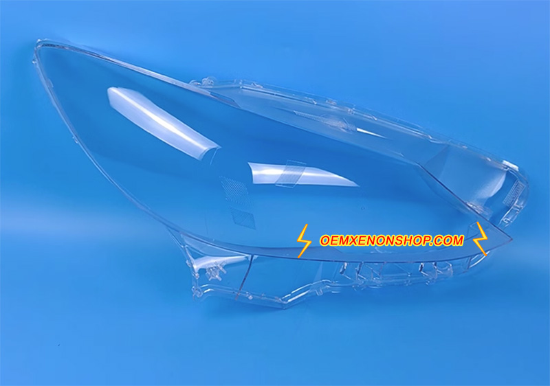2017-2019 Mazda6 Atenza Headlight Lens Cover Foggy Yellow Plastic Lenses Glasses Replacement