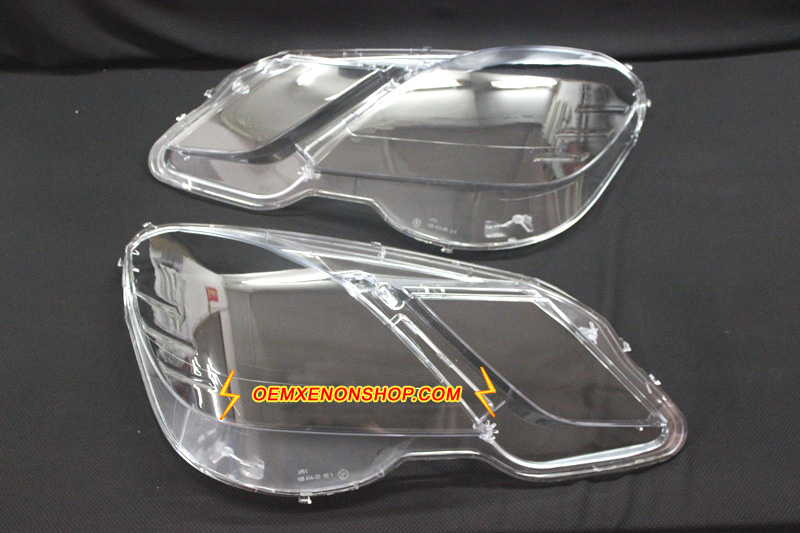 Mercedes-Benz E-Class W212 S212 E320 E300 E350 E400 E500 E63 AMG Headlight Lens Cover Plastic Lenses Glasses