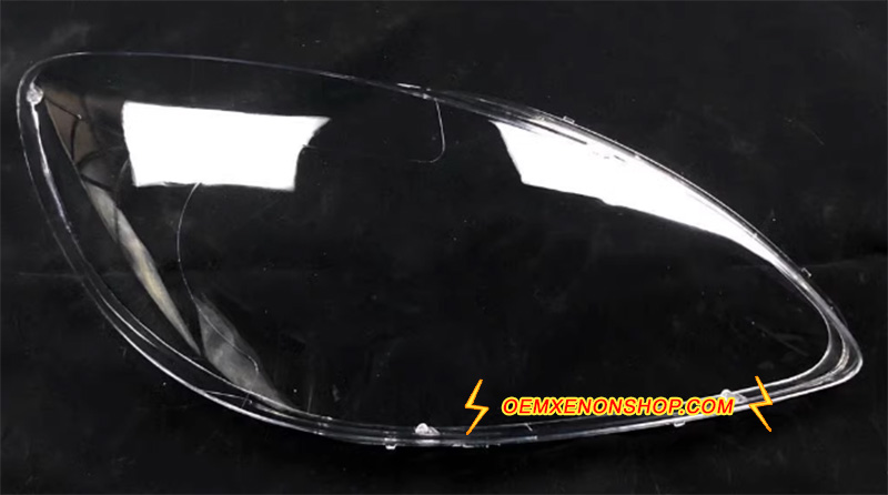 2006-2010 Mercedes-Benz Vito W639 Viano Valente Headlight Lens Cover Foggy Yellow Plastic Lenses Glasses Replacement