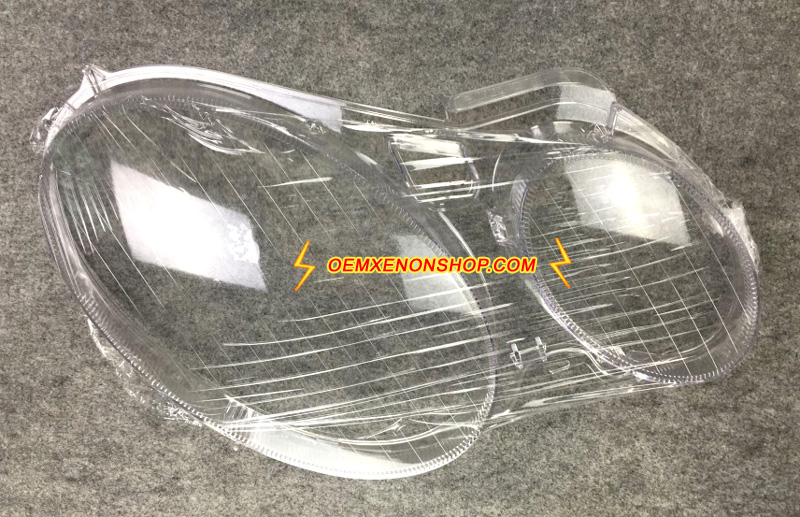 Mercedes-Benz E-Class W211 E320 E300 E350 E400 E500 E63 AMG Headlight Lens Cover Plastic Lenses Glasses