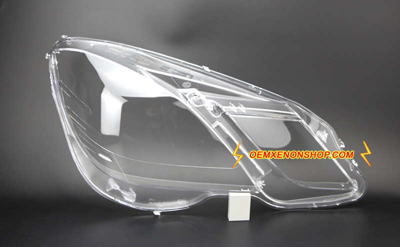 Mercedes-Benz E-Class W212 Headlight Lens Cover Foggy Yellow Plastic Lenses Glasses Replacement