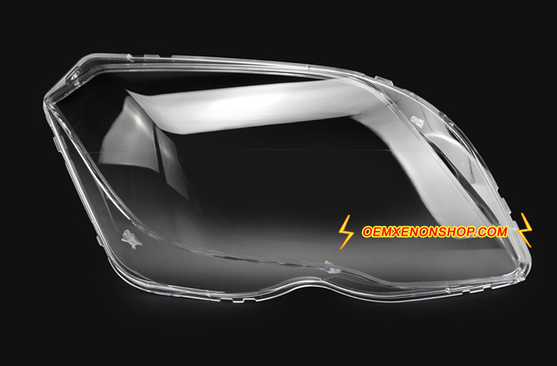 Mercedes-Benz GLK-Class X204 Xenon Headlight Lens Cover Foggy Yellow Plastic Lenses Glasses Replacement