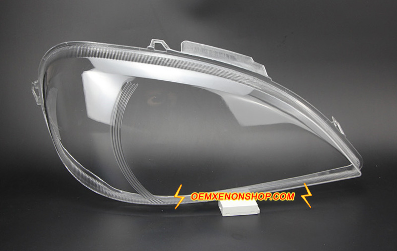 Mercedes-Benz ML-Class W163 Headlight Lens Cover Foggy Yellow Plastic Lenses Glasses Replacement