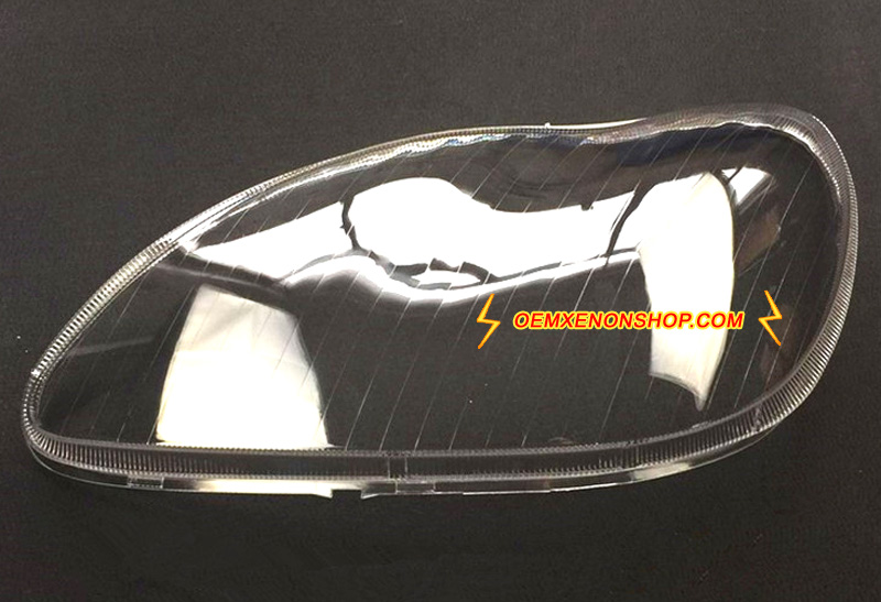 Mercedes-Benz S-Class W220 Headlight Lens Cover Foggy Yellow Plastic Lenses Glasses Replacement