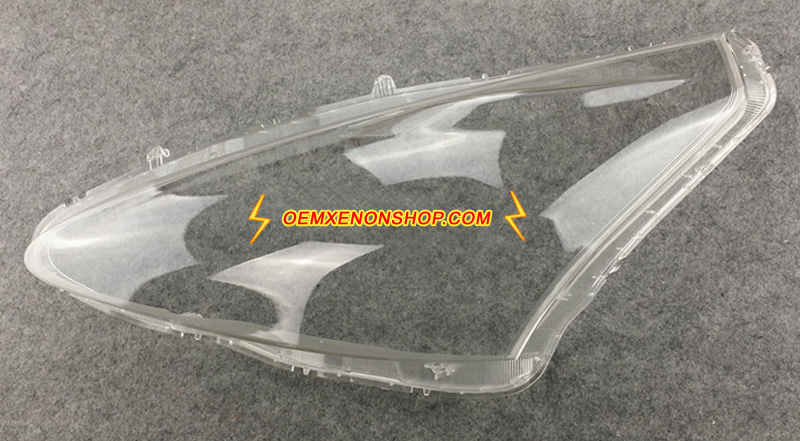 2011-2015 Nissan Tiida Pulsar C12  Replacement Headlight Lens Cover Plastic Lenses Glasses