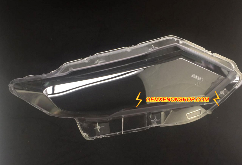 Nissan X-Trail T32 LED Headlight Lens Cover Foggy Yellow Plastic Lenses Glasses Replacement