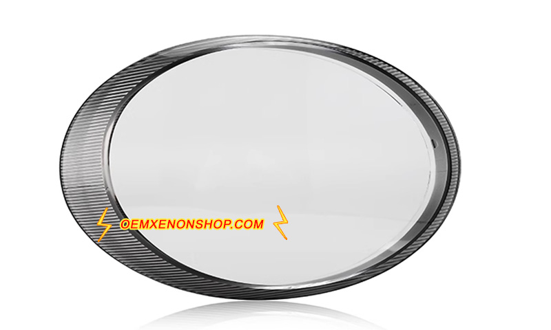 2004-2013 Porsche 997 911 GT3 GT4 Turbo Headlight Lens Cover Foggy Yellow Plastic Lenses Glasses Replacement