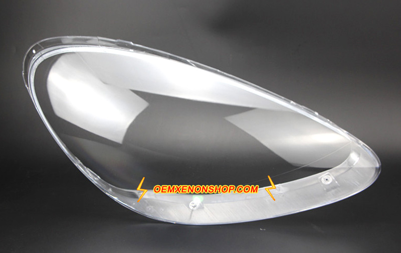 Porsche Cayenne Headlight Lens Cover Foggy Yellow Plastic Lenses Glasses Replacement