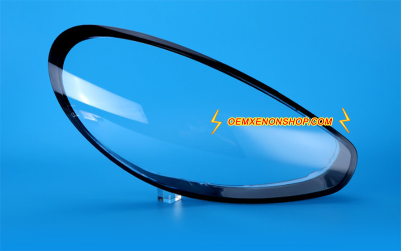 2014-2016 Porsche Panamera G1 Turbo GTS 4S LED Headlight Lens Cover Foggy Yellow Plastic Lenses Glasses Replacement