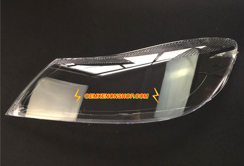 Skoda Octavia Mk2 Facelift Headlight Lens Cover Foggy Yellow Plastic Lenses Glasses Replacement