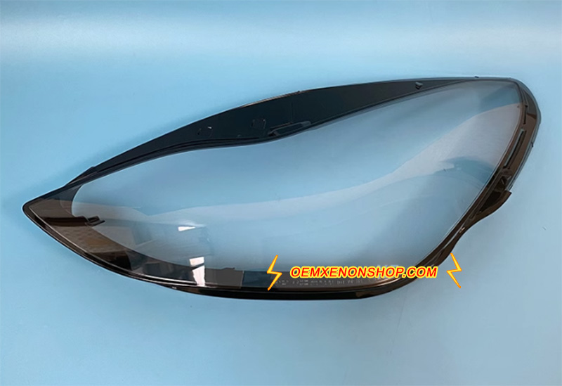 2017-2023 Tesla Model 3 Headlight Lens Cover Foggy Yellow Plastic Lenses Glasses Replacement