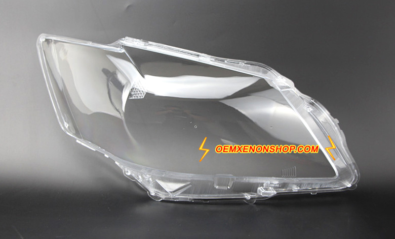 2006-2012 Toyota Camry XV40 Aurion Headlight Lens Cover Foggy Yellow Plastic Lenses Glasses Replacement