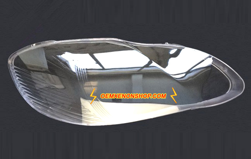 2003-2005 Toyota Corolla Altis E120 Headlight Lens Cover Foggy Yellow Plastic Lenses Glasses Replacement