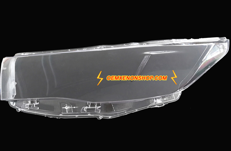 2016-2018 Toyota Highlander Kluger XU50 Headlight Lens Cover Foggy Yellow Plastic Lenses Glasses Replacement