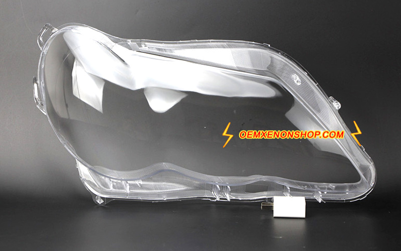 Toyota Mark X X120 Headlight Lens Cover Foggy Yellow Plastic Lenses Glasses Replacement