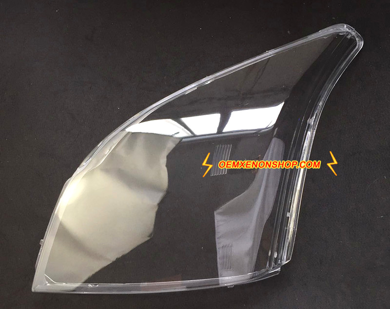 2002-2009 Land Cruiser Prado J120 Headlight Lens Cover Foggy Yellow Plastic Lenses Glasses Replacement