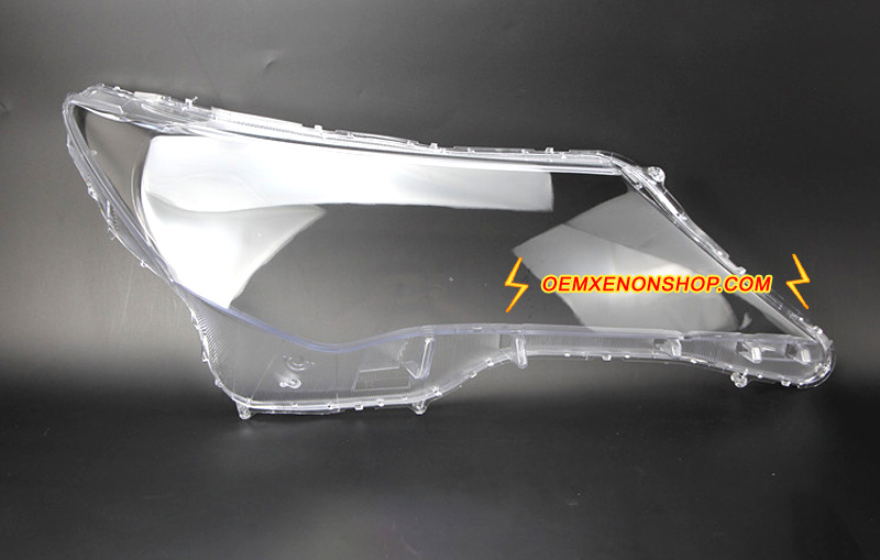 2013-2015 Toyota RAV4 XA40 Headlight Lens Cover Foggy Yellow Plastic Lenses Glasses Replacement