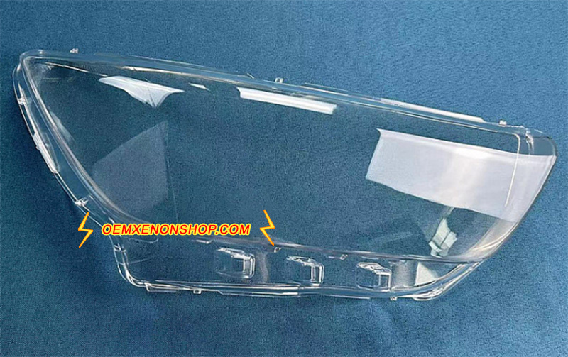 2022-2023 Volvo XC40 LED Headlight Lens Cover Foggy Yellow Plastic Lenses Glasses Replacement