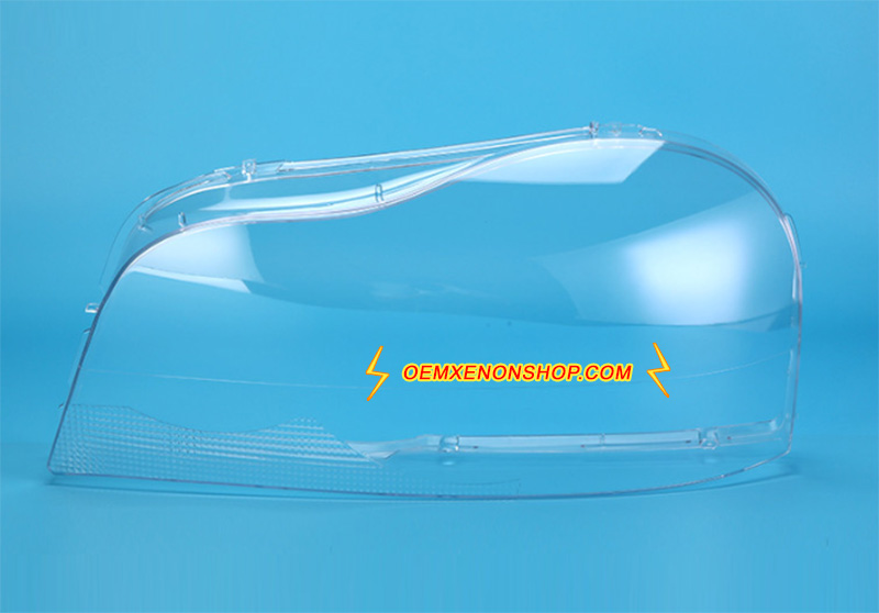 2002-2014 Volvo XC90  Headlight Lens Cover Foggy Yellow Plastic Lenses Glasses Replacement