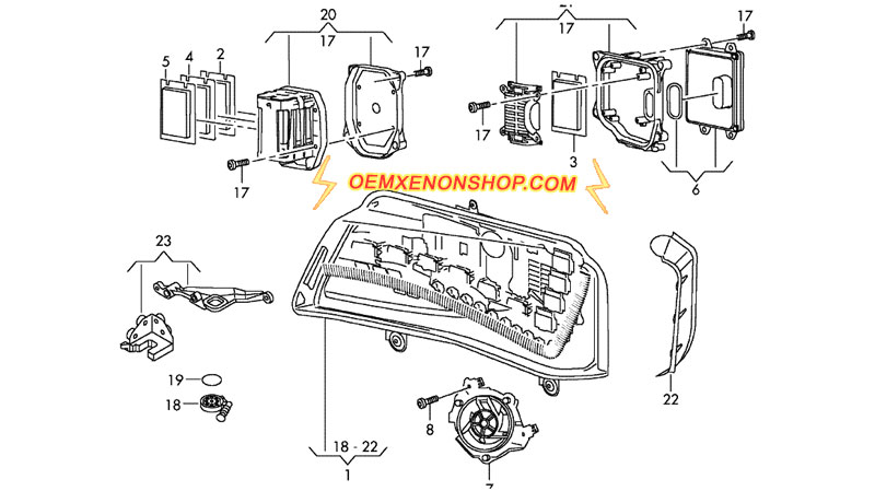 Audi A8 LED Headlights Mod