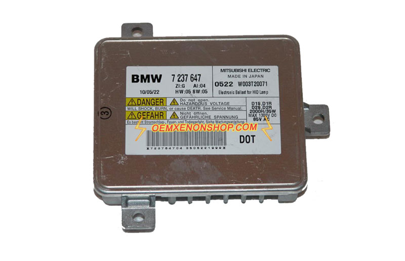 BMW X1 E84 headlight d1s ballast control unit W003T20071